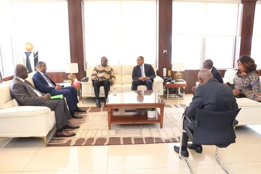 Une délégation de l’ACBF eçue par le Ministre des Finances et du Budget, Adama Coulibaly, le 8 octobre 2024