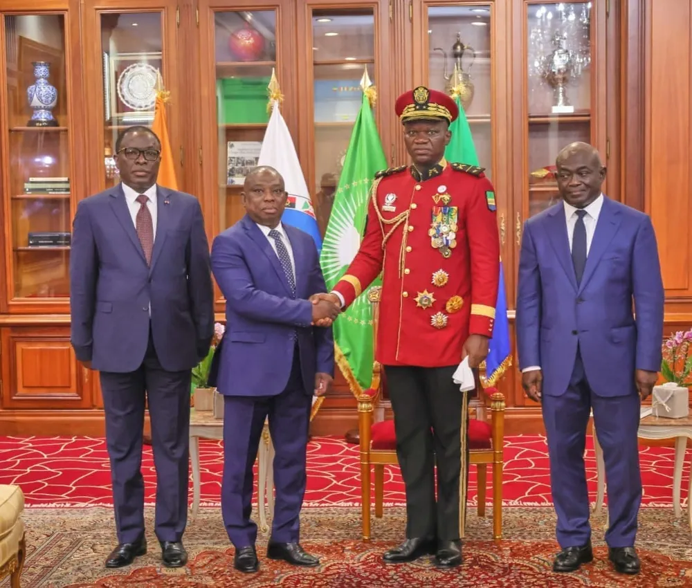 Kouadio Konan Bertin dit KKB a pris officiellement ses fonctions d'ambassadeur au Gabon