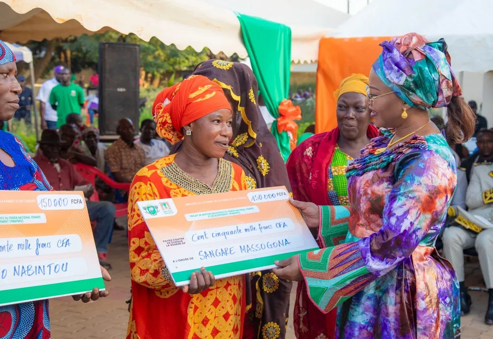La ministre de la Femme, de la Famille et de l’Enfant, Nassénéba Touré