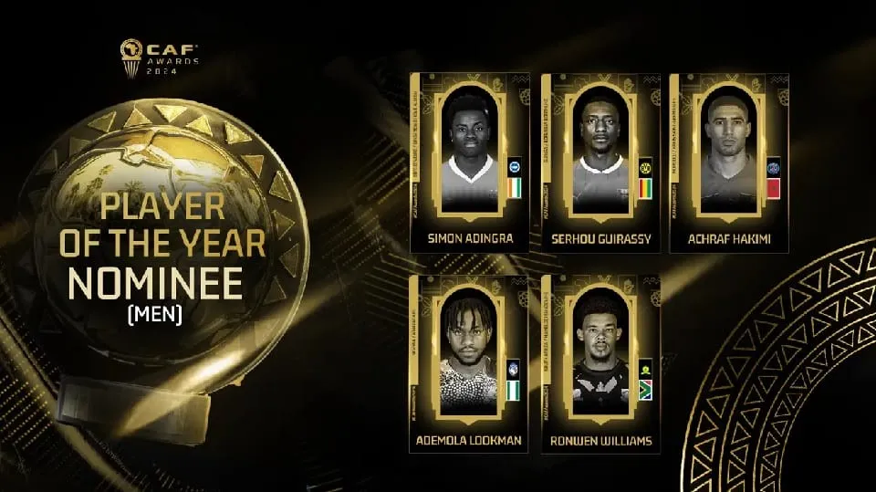 Les candidats en lice pour le titre de Joueur de l’année CAF Awards 2024