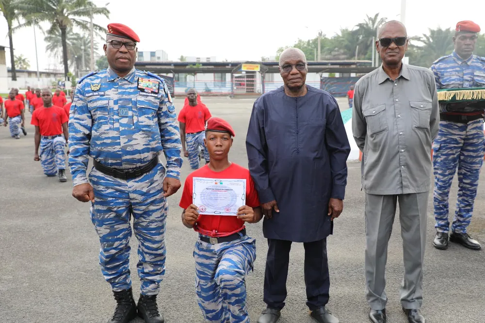 Gendarmerie nationale Côte d’Ivoire : 632 nouveaux commandos, dont 4 femmes