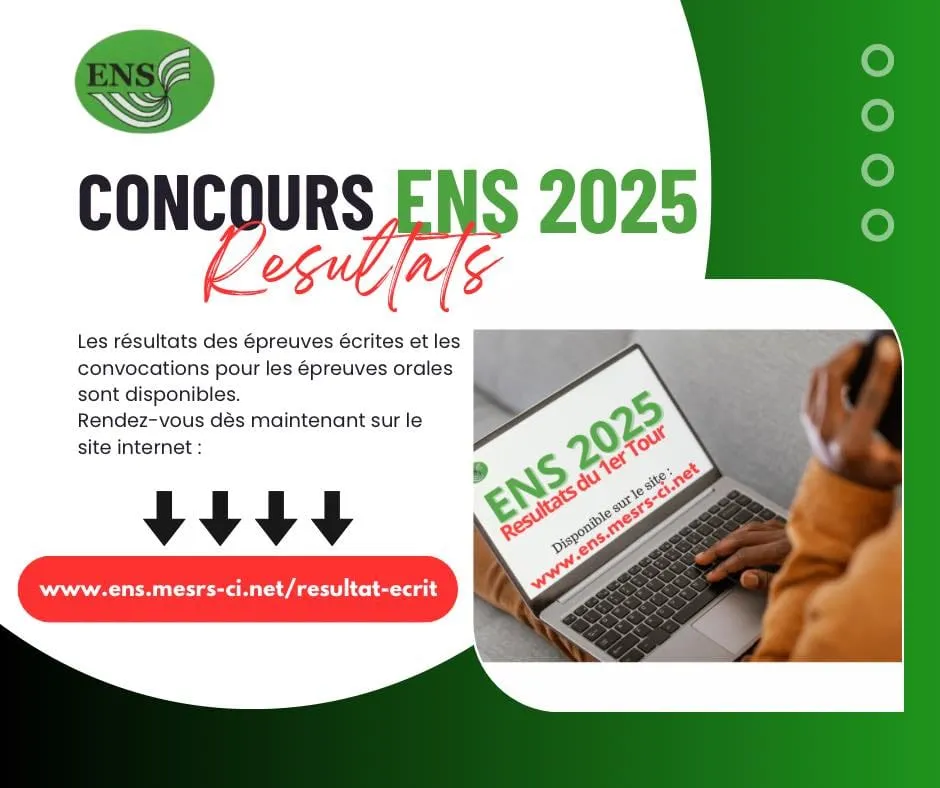 Résultats concours ENS 2025 disponibles : consultez la liste complète des admis