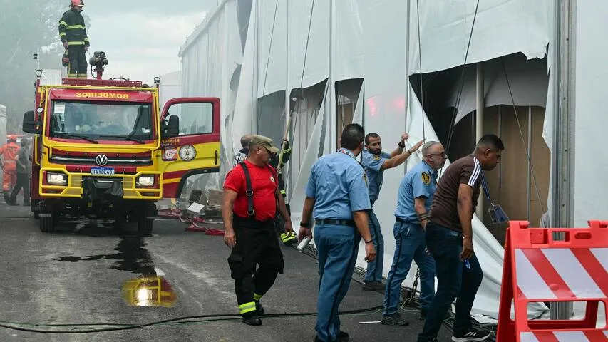 Feu maîtrisé sur le site de la COP30