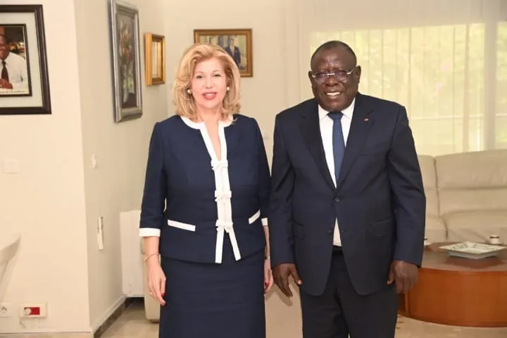 Dominique Ouattara et Cissé Bacongo