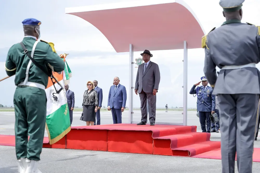 Le Président Ouattara de retour à Abidjan image de l'article