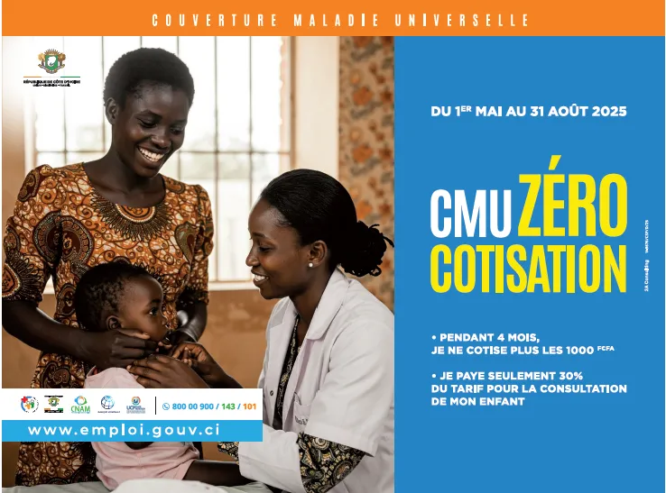 CMU : l’État ivoirien offre quatre mois d’accès gratuit aux soins pour les travailleurs du secteur informel image de l'article