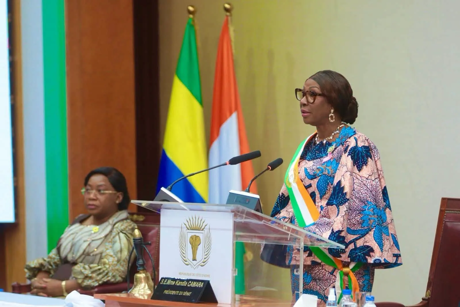 Kandia Camara ouvre la deuxième session ordinaire du Sénat ivoirien