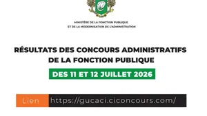 Concours Fonction Publique 2026 : les résultats des compositions du 11 et 12 juillet disponibles