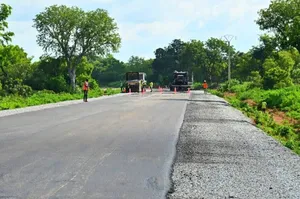 Route Kafolo-Tougbo : les travaux avancés à 65,98 %