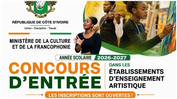 Le test d'entrée 2026-2027 au CRAMA, CTAA et LEA en Côte d'Ivoire est ouvert : conditions