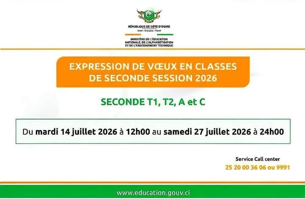 Orientation en Seconde T1, T2, A, C 2026 : les vœux ouverts ce mardi 14 juillet, la procédure