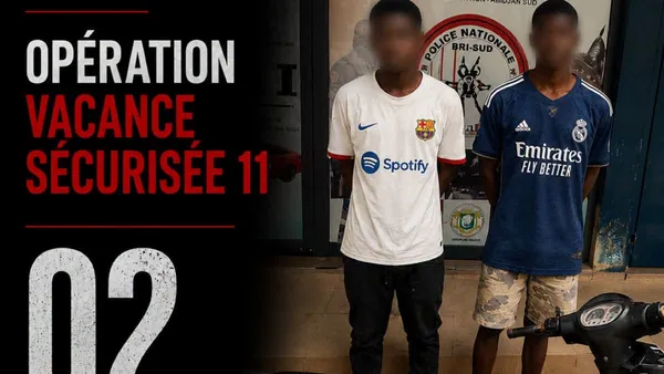 Vol de moto à Abidjan : la BRI SUD interpelle deux suspects