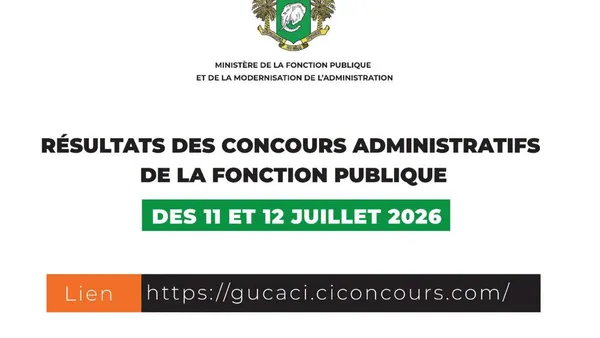 Concours Fonction Publique 2026 : les résultats des compositions du 11 et 12 juillet disponibles
