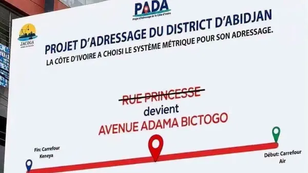 Rue Princesse rebaptisée Avenue Adama Bictogo : la toile ivoirienne s'enflamme