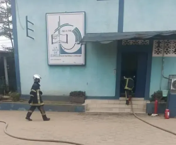 Incendie à la Radio Nationale Catholique (RNC) : la régie ravagée