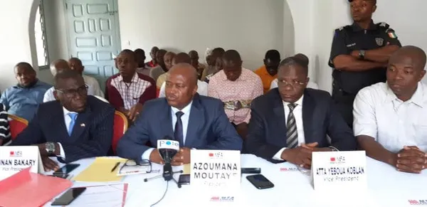 Azouma Moutayé était entouré de ses principaux collaborateurs