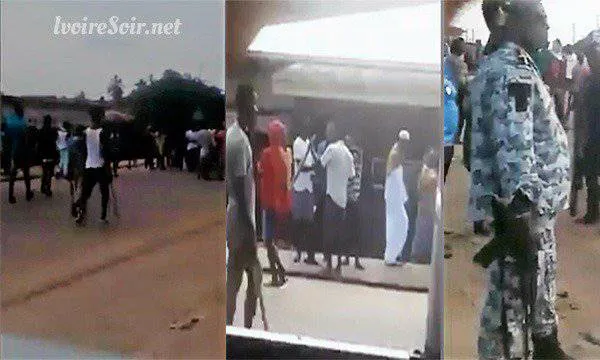Anyama : 2 camps rivaux de microbes s’affrontent en présence de la police