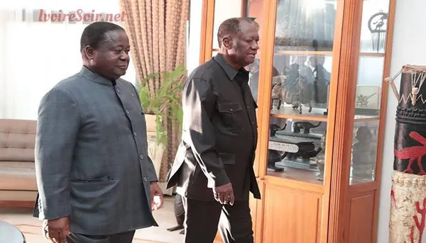 Henri Konan Bédié et Alassane Ouattara se sont rencontrés ce mercredi 8 août 2018