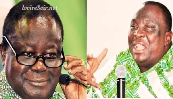 Henri Konan Bédié et Kobenan Kouassi Adjoumani
