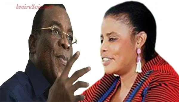 Pascal Affi N'Guessan et Véronique Aka