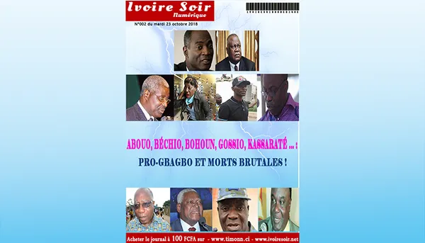 Ivoire Soir Numérique n°002 du mardi 23 octobre 2018