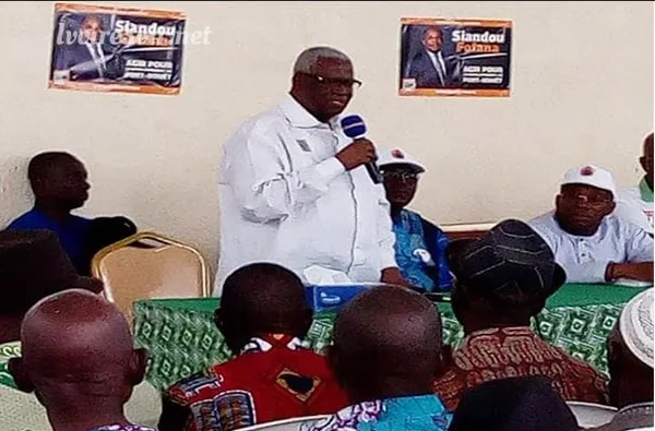 Lenissongui-Coulibaly avec le candidat RHDP Fofana Siandou