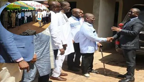 Guillaume Soro aux obsèques de Kognon Soro, ce vendredi 9 novembre 2018, à Korhogo