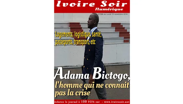 Ivoire Soir Numérique n°008 du lundi 12 novembre 2018