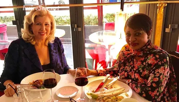 Dominique Ouattara et Henriette Konan Bédié