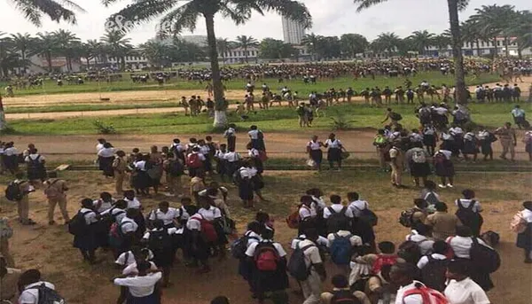 Grève de la Fesci au Lycée classique d'Abidjan