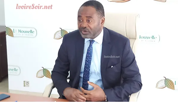 Gnamien Konan, lors de la rencontre avec la délégation de l'UA