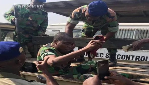 Côte d’Ivoire : Un faux militaire proche d’un colonel arrêté à bord d’un véhicule de commandement
