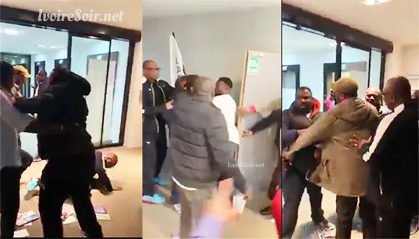 Bagarre pro-Soro et pro-Ouattara à Paris