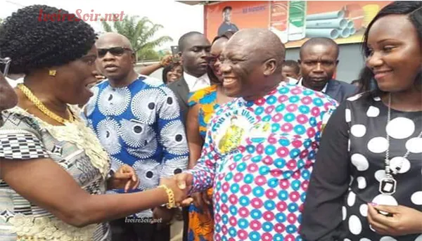 Simone Gbagbo et Lazare Koffi Koffi