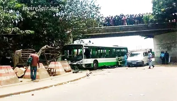 Accident du bus 27 de la Sotra à Adjamé : 2 morts, des blessés parmi les vendeurs ambulants