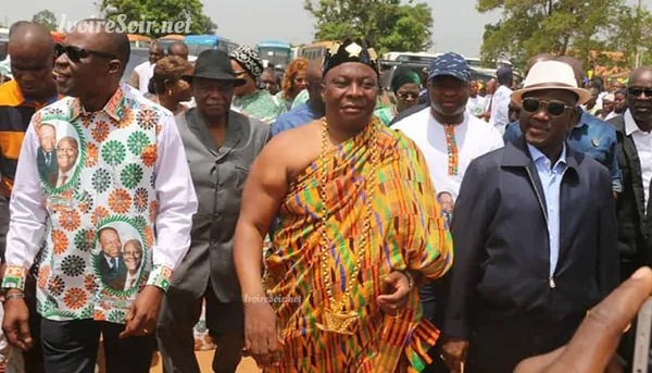 Le ministre Kobenan Kouassi Adjoumani à Bouaké, le samedi 23 mars 2019