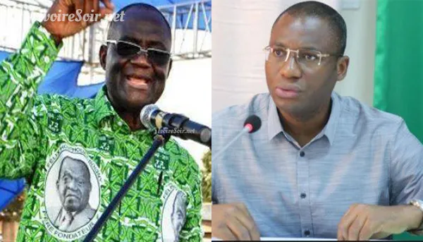 Maurice Kakou Guikahué et Sidi Tiémoko Touré