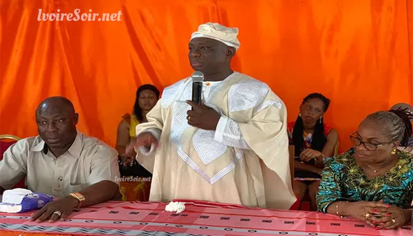 Kouadio Konan Bertin à Guiglo, le samedi 16 mars 2019
