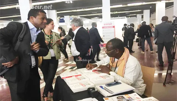 Lors de l'édition 2018, du Salon du livre de Paris