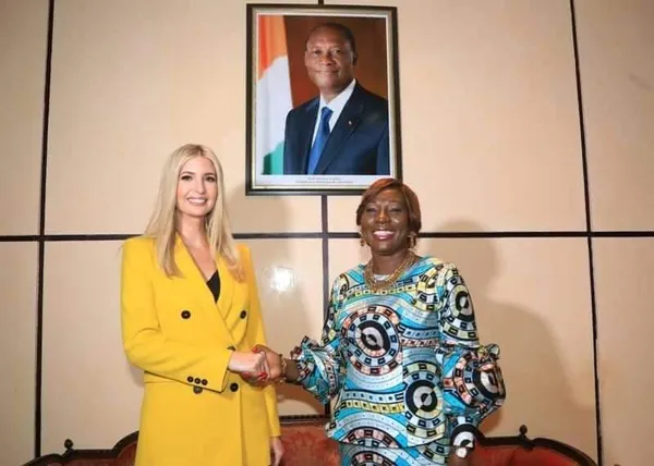 Côte d’Ivoire – Ivanka Trump à Abidjan accueillie par Kandia Camara, les images de son arrivée