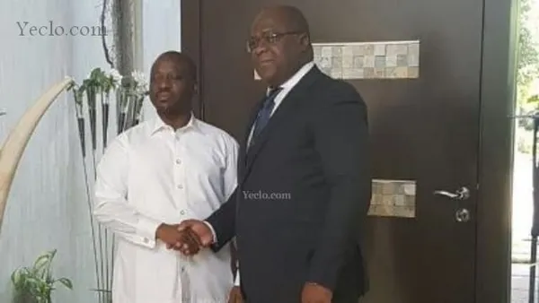 Kinshasa: Soro Guillaume en RDC chez Felix Tshisekedi, pour quoi faire ?