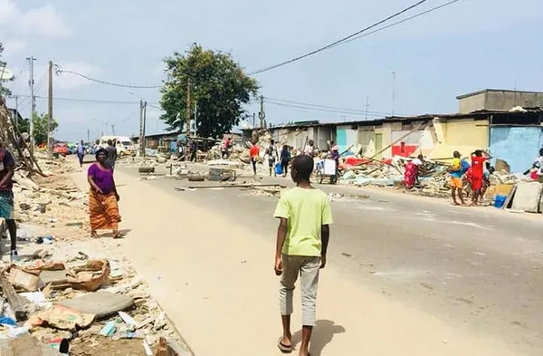 Yopougon: des maisons démolies à Sicogi Saint André (Images)