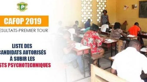 Résultats du concours de CAFOP IA 2019  1er Tour
