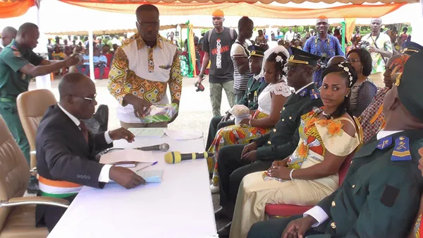 Mariage au 2e bataillon de Daloa: 26 couples se disent « OUI »