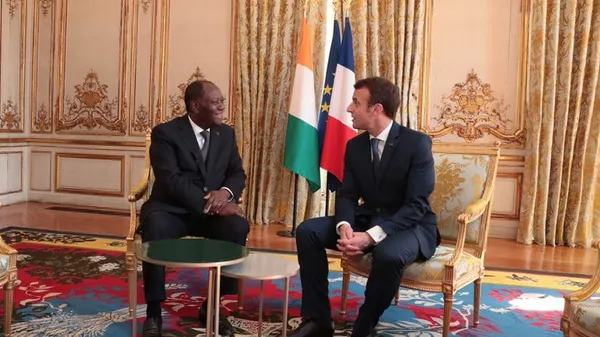 Sécurité: le Président Ouattara s’entretient avec Gerald Darmanin, porteur d’un message de Macron
