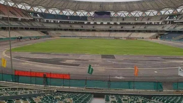 Côte d’Ivoire: les images de l’avancement des travaux du stade d’Ebimpé au 10 juillet 2019