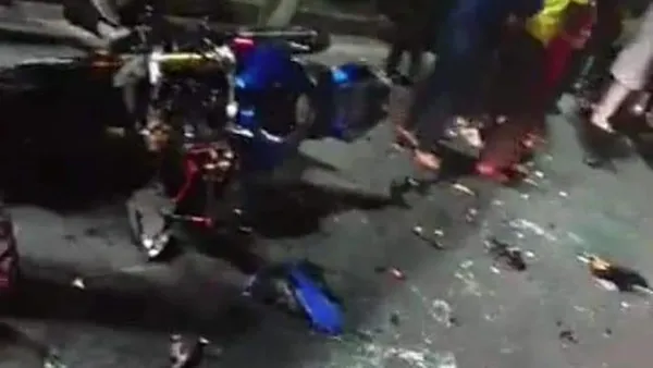 Les images de l’accident à moto de DJ Arafat décédé ce lundi 12 août 2019