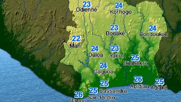 Côte d’Ivoire: Météo du lundi 19 août 2019 à Abidjan