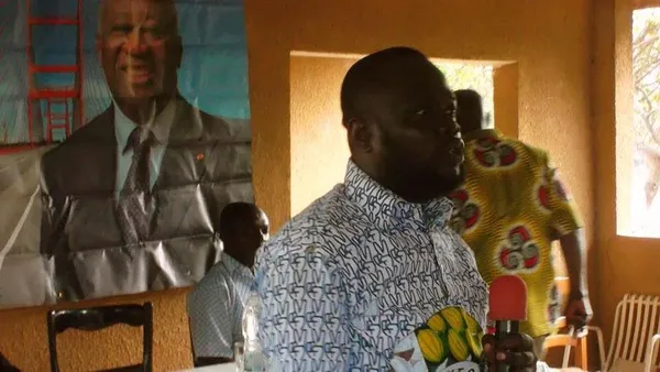 Justin Koua à Agboville:  « tu passes le concours d’instituteur adjoint, on regarde ton nom, si ça ne ressemble pas à « Bictogo », tu vas échouer »