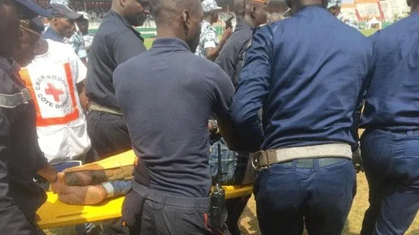 Stade Félix Houphouët-Boigny: les premiers blessés au Félicia